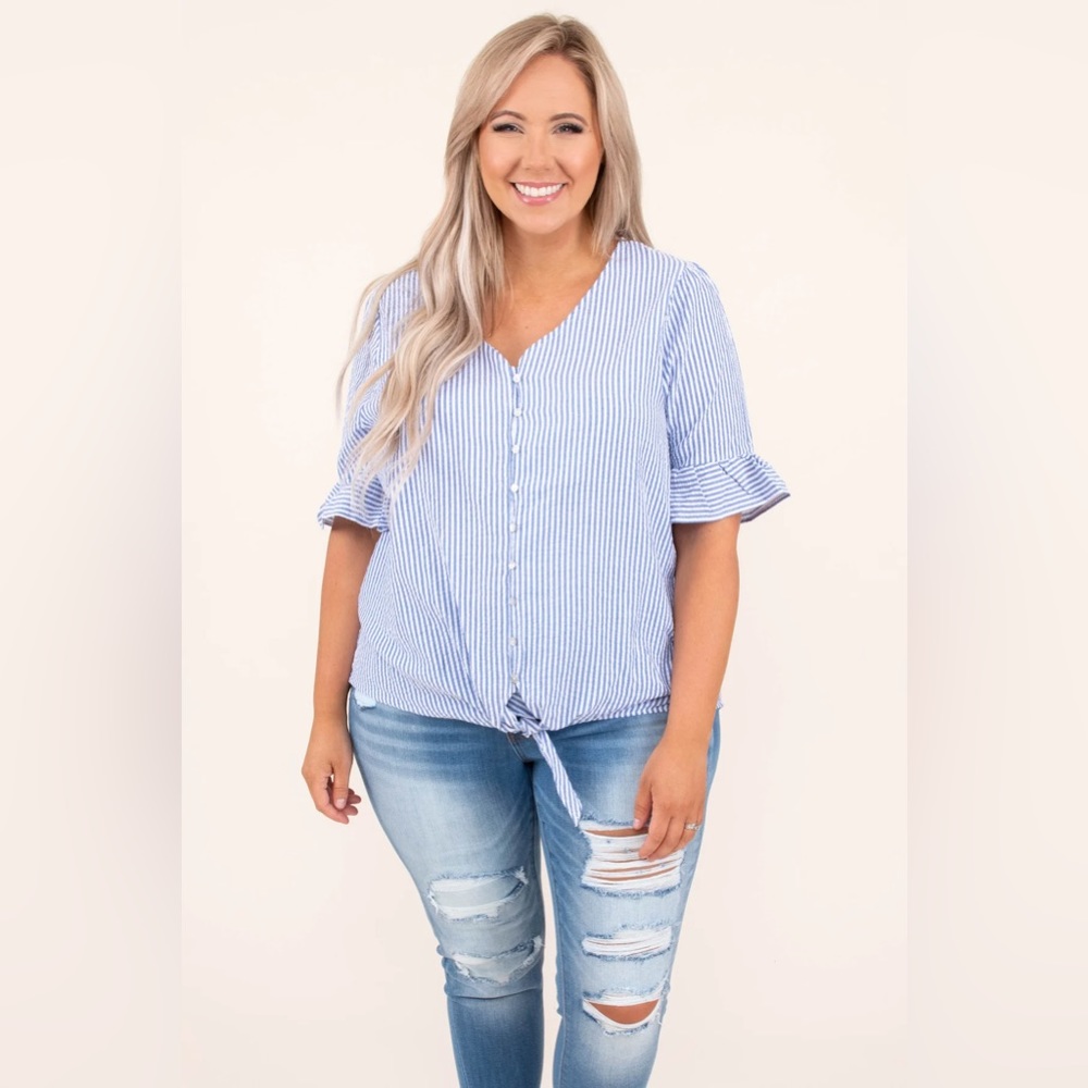 Jail House Rock Top, Blue